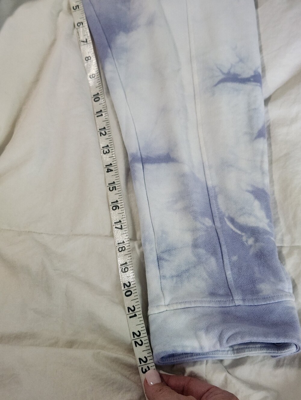 jonathan simkhai Tie Dye Joggers Size Small Blue Cloud organic cotton - Picture 13 of 13